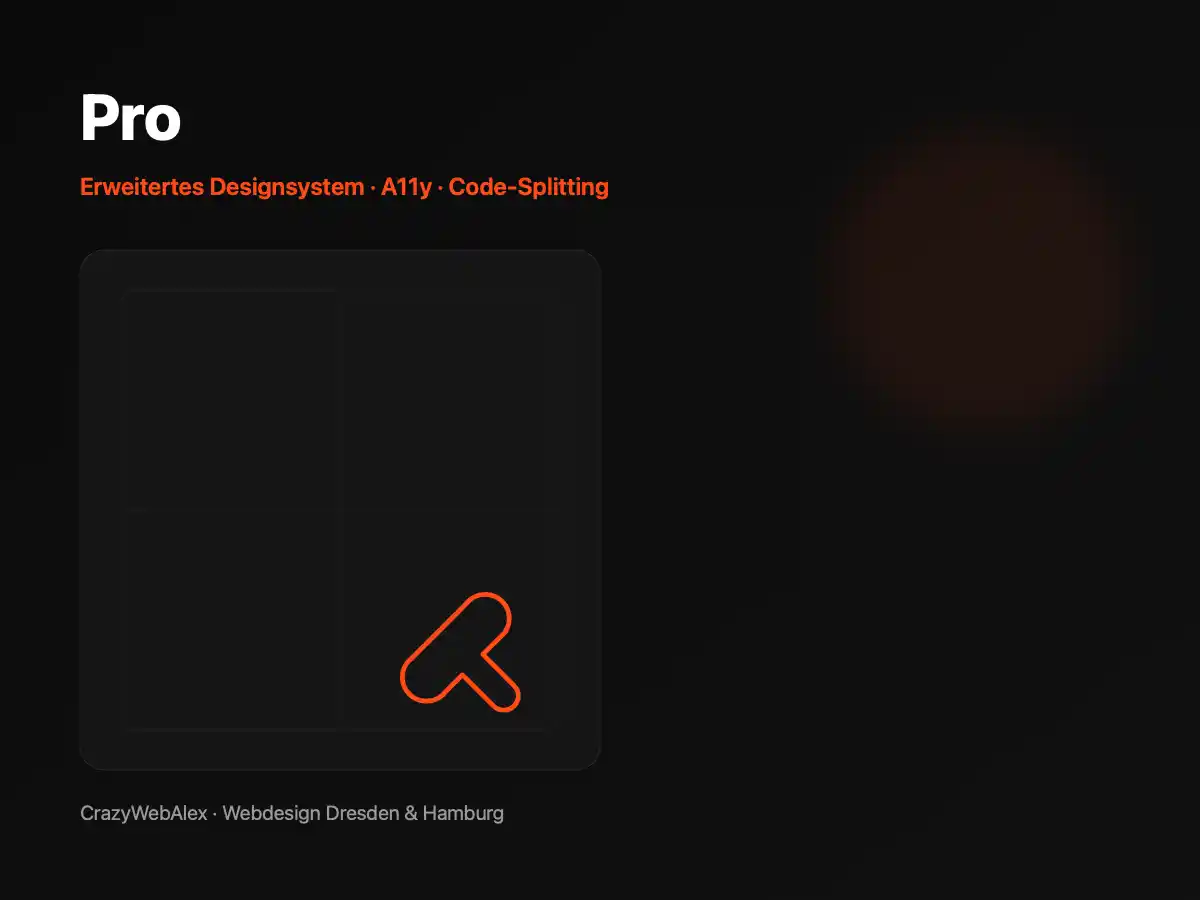 Webdesign-Paket Pro – 10–12 Seiten, erweitertes Designsystem