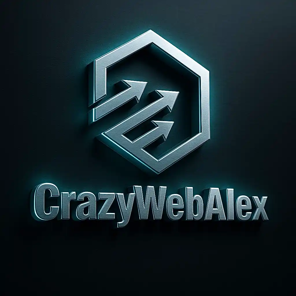 CrazyWebAlex Logo und Markenauftritt