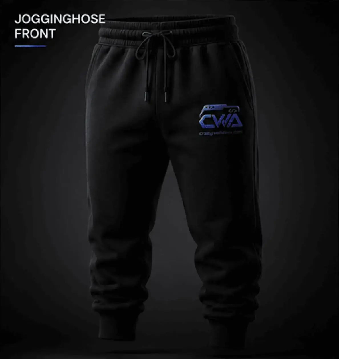 Schwarze CrazyWebAlex Jogginghose